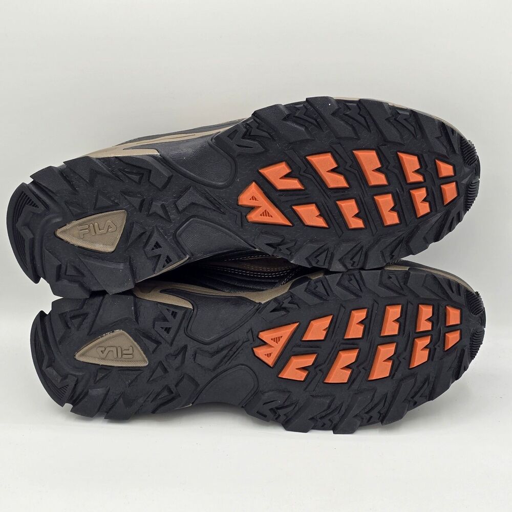Fila Midland Shoes Men’s Hiking Trail Running Outdoor Athletic Brown Size 11 - Picture 7 of 7